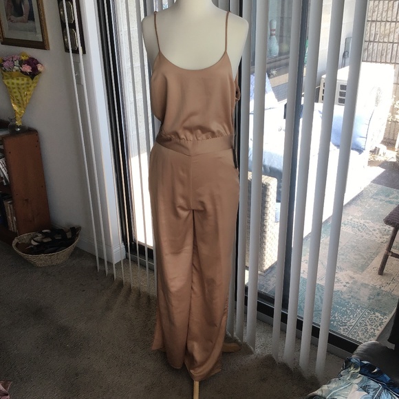 House of Harlow 1960 Pants - House of Harlow 1960 Satin Jumpsuit